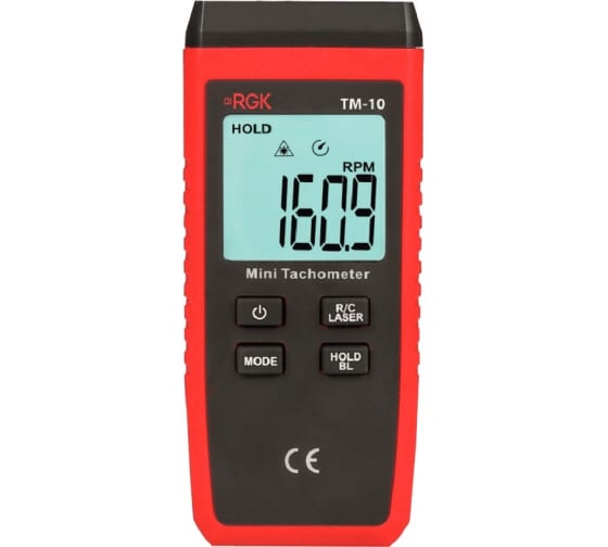 Тахометр RGK TM-10 купить по низкой цене | МАКСПРОФИТ