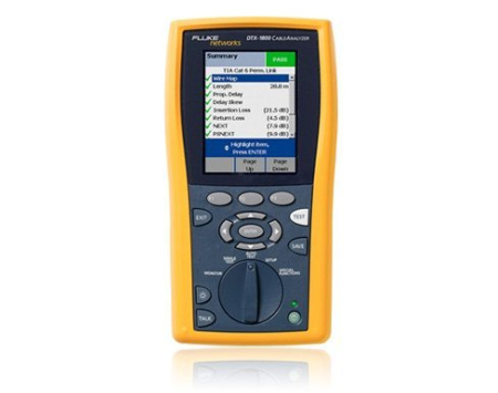 Кабельный анализатор Fluke DTX-1800 купить по низкой цене | МАКСПРОФИТ